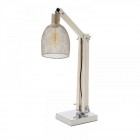 Дърена настолна лампа, мрежа,  65 см