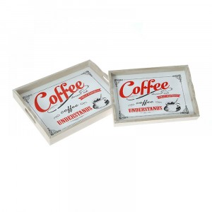 Дървен поднос 