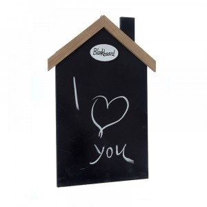 Дървена дъска за писане, къща, 26х40 см