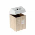 Кутия MDF, къща, 10х10х17 см