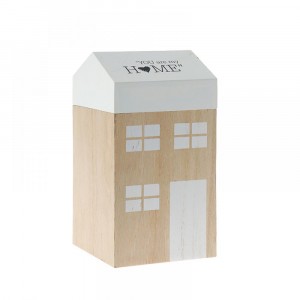 Кутия MDF, къща, 12х12х22 см