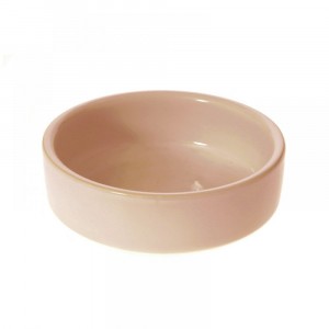 Керамична подложка за саксия, крем, 18х18х6 см