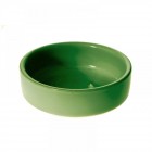 Керамична подложка за саксия, зелена, 18х18х6 см