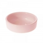 Керамична подложка за саксия, розова, 18х18х6 см