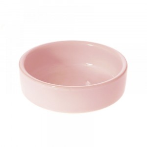 Керамична подложка за саксия, розова, 18х18х6 см