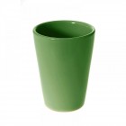 Керамична кашпа, зелена, 11.5х11.5 см