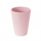 Керамична кашпа, св.розова, 11.5х11.5 см
