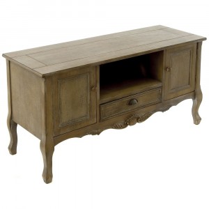 Дървен шкаф за телевизор, 117X40X58CM