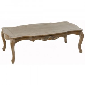 Дървена масичка за кафе, кафява, 121?61?40СМ