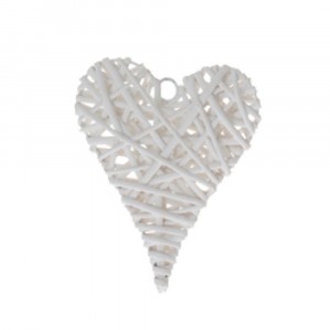 Плетено сърце, висящо, 8х12 см