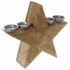 Звезда дърво свещник 150СМ