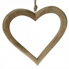 Сърце дърво висящо 30Χ30