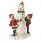 Фигура Снежко с дечица, полирезин 1