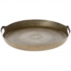 Метален поднос антик, диаметър 52Х8СМ