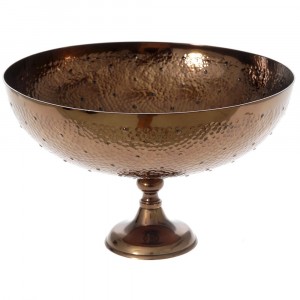 Метална купа столче бронз диаметър 33Х21СМ