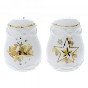 Коледни солнички керамика 7Х9СМ