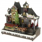 Светеща и музикална сцена, гара, 32х16х30 см