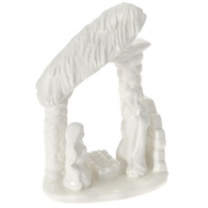 Рождество, бяла глазура, 12х7х16 см