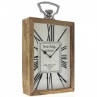 Часовник, дърво с метална дръжка, 23?7?42СМ