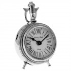 Часовник, метал, никелиран, настолен, 10?7?16СМ