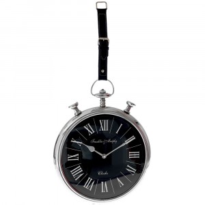 Часовник метал, черен, 29?5?57СМ