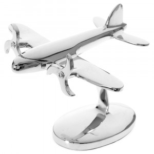 Декоративен самолет, никелиран,17?17?13СМ