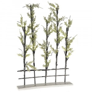 Аранжировка от борови клонки с LED светлина, 45х65 см