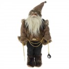 Дядо Коледа кафяви одежди 45CM