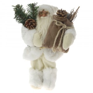 Дядо Коледа бели одежди 30CM