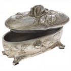 Кутия бижута полирезин сребърен ефект 11Χ6Х7СМ