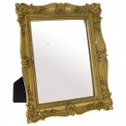 Огледало с полирезин златен ефект 25Χ34СМ