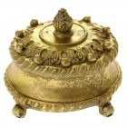 Кутия бижута полирезин златен ефект 13Х13Х10СМ