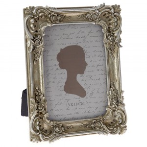 Фоторамка полирезин сребърен ефект 19Χ24