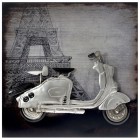 Картина метал , арт, колело 4