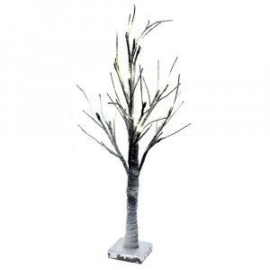 Коледнo заснеженo дървo със светлина LED(на батерия), 70СМ