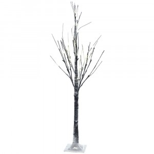 Коледнo заснеженo дървo със светлина LED(на батерия), 135СМ