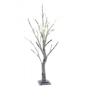 Коледнo дървo бреза със светлина LED(на батерия), 70СМ