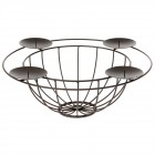 Метален свещник за 4 свещи,  ?40?16СМ