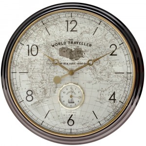 Метален часовник стена 