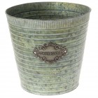 Метална кофа сива 13