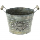 Метална кофа зелена 10