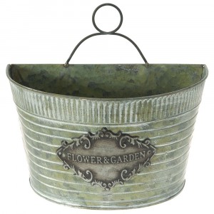  Метална кофа сива 4