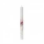 Свещ колона, гравюра- роза