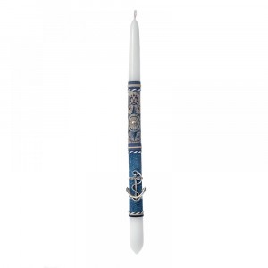 Свещ колона с висулка котва