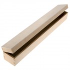 Кутия за свещ, дърво, 43х6х6 см