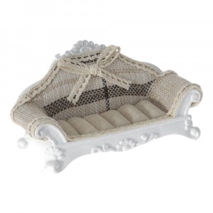 Стойка за бежаво каре рокля дълга диван бежаво каре 15Χ6Χ8 CM