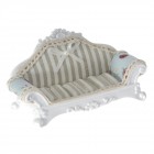 Стойка за пръстени диван бежаво райе 15Χ6Χ8 CM