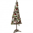 Елхичка от пръчки декорирана с боровинки, 25х68 см