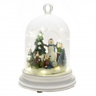 Коледна сцена в буркан със светлина Ф17, 24 см