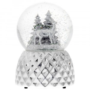 Преспапие сребро,музика и светлина, 12Х18СМ